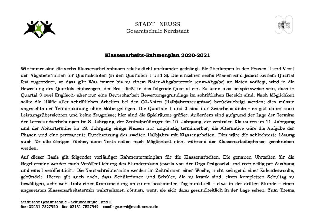 Gesamtschule Nordstadt Neuss